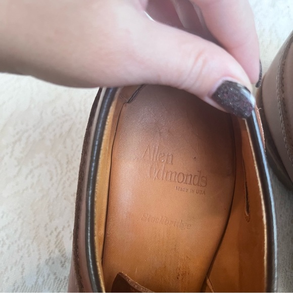 Men’s Allen Edmonds Stockbridge leather Oxford shoe main image 2